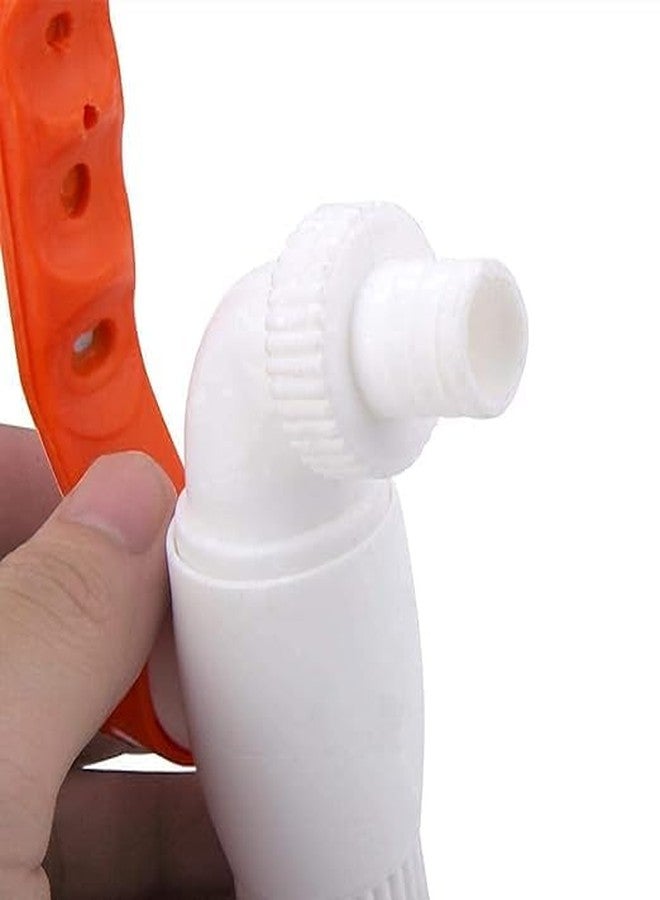 JES Plastic Heavy Duty White Turkey Nozzle Bib Cock Tap for Bathroom Kitchen & Garden Single Piece Faucet Set - Image 2